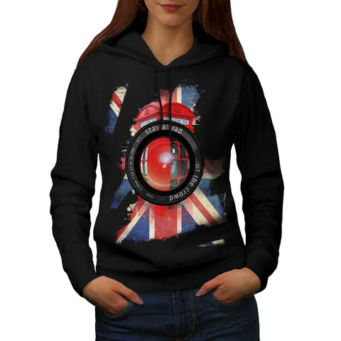 UK Telephone Booth Womens Hoodie