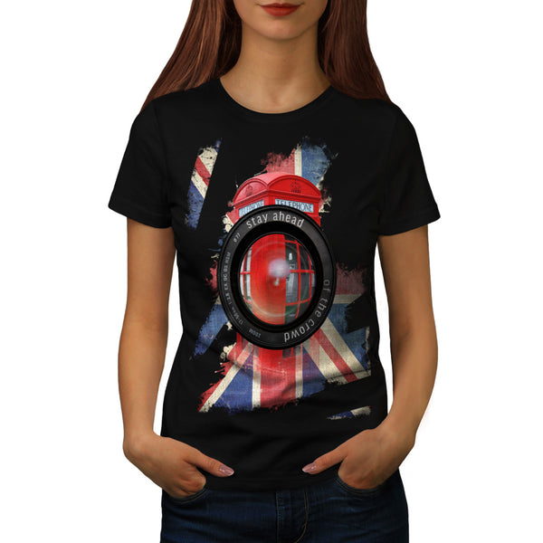 UK Telephone Booth Womens T-Shirt