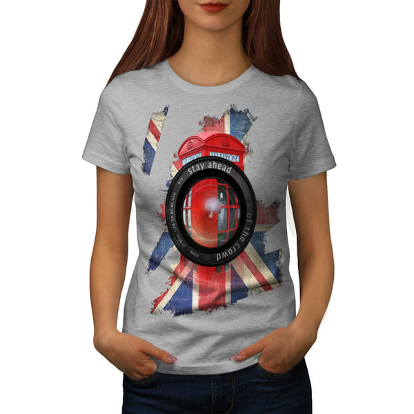 UK Telephone Booth Womens T-Shirt