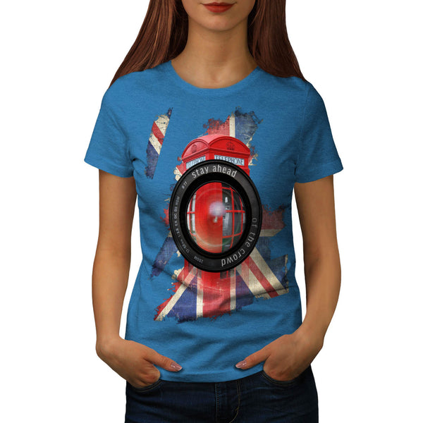 UK Telephone Booth Womens T-Shirt