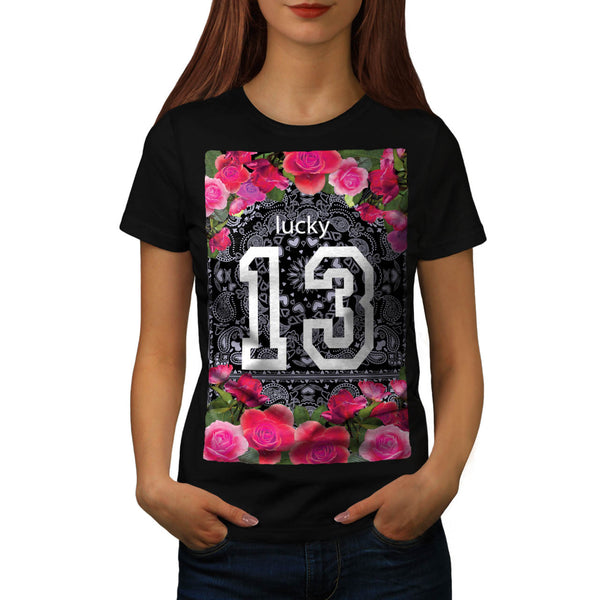 Unlucky Number 13 USA Womens T-Shirt