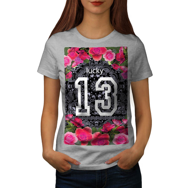 Unlucky Number 13 USA Womens T-Shirt
