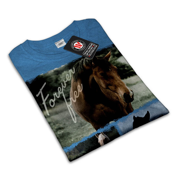 Free Forever Horse Mens T-Shirt