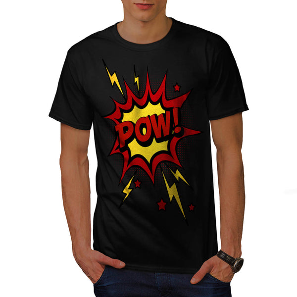 Comic Pow Splash Mens T-Shirt