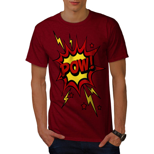 Comic Pow Splash Mens T-Shirt