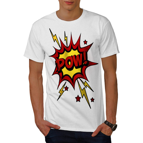 Comic Pow Splash Mens T-Shirt