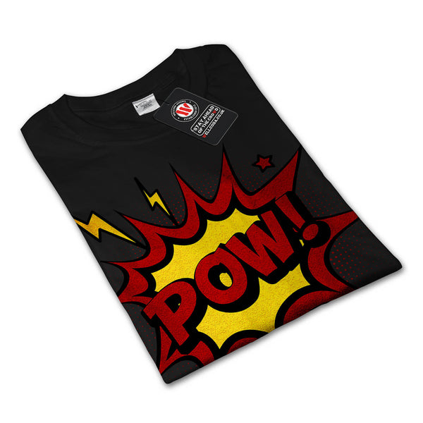 Comic Pow Splash Mens Long Sleeve T-Shirt