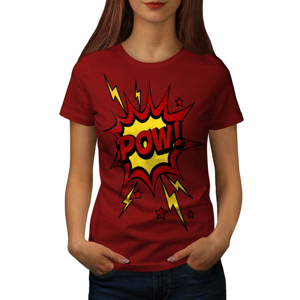 Comic Pow Splash Womens T-Shirt