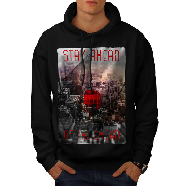 Modern City View Mens Hoodie