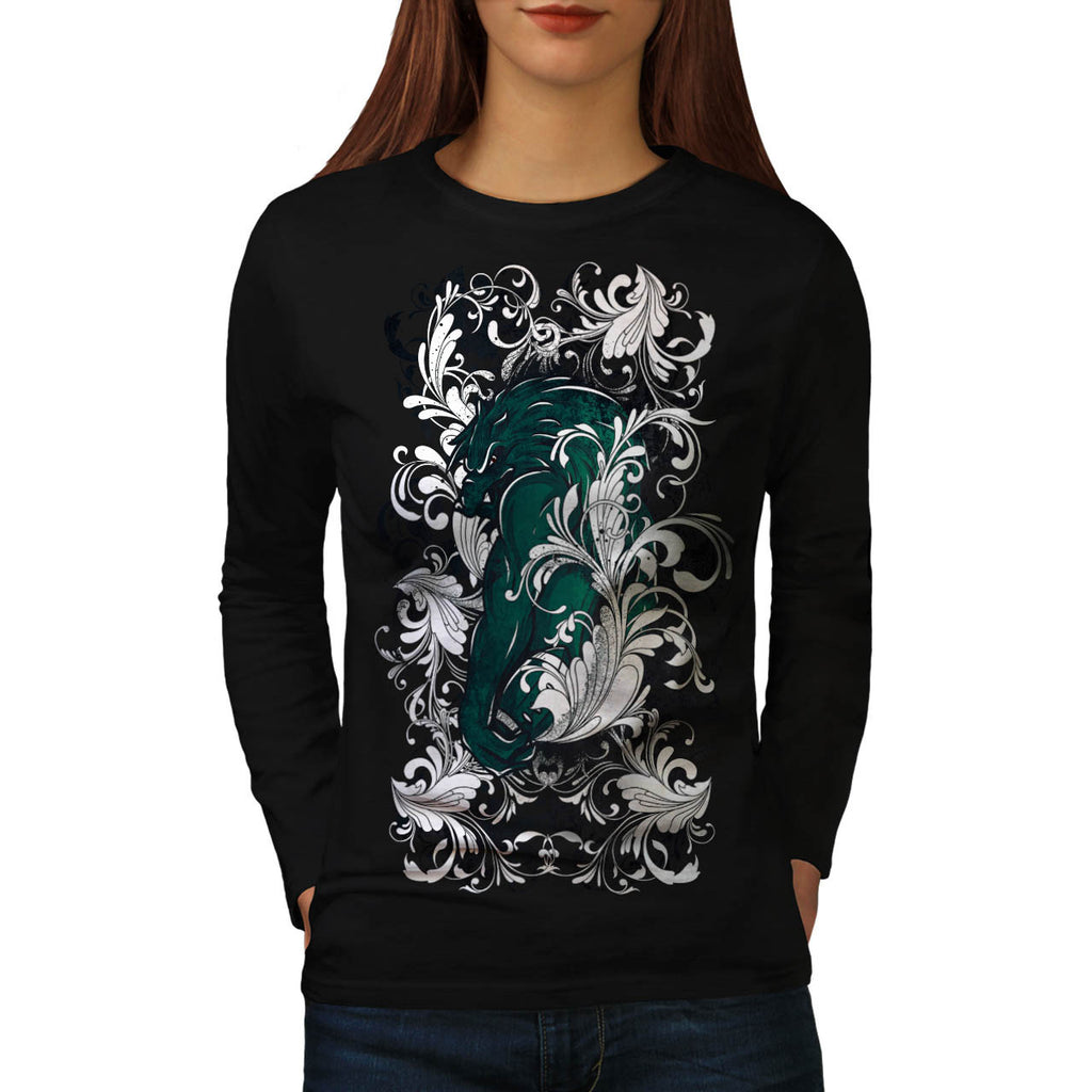 Ornamental Monster Womens Long Sleeve T-Shirt