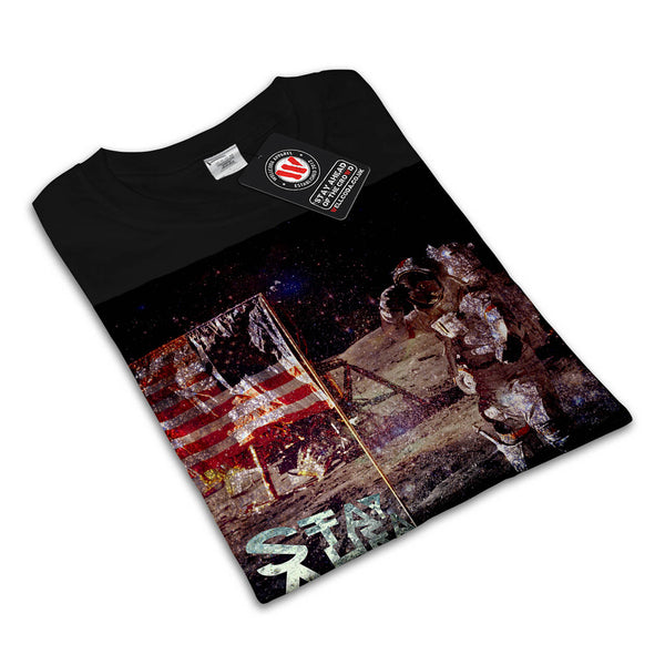 Cosmos Astronaut USA Womens T-Shirt