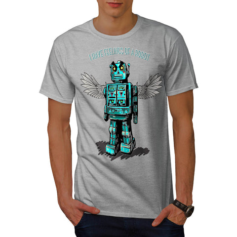 Human Robot Feel Mens T-Shirt