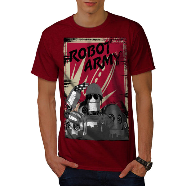Robot Army Invasion Mens T-Shirt