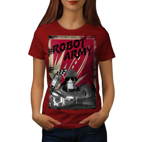 Robot Army Invasion Womens T-Shirt