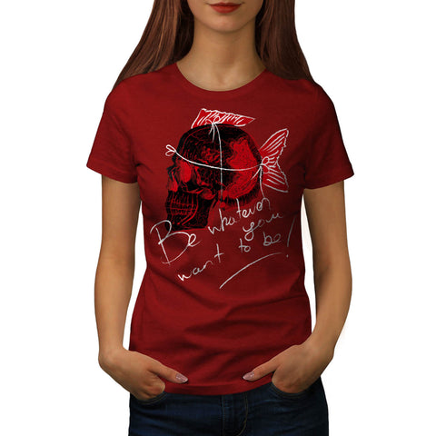 Skull Blood Festive Womens T-Shirt