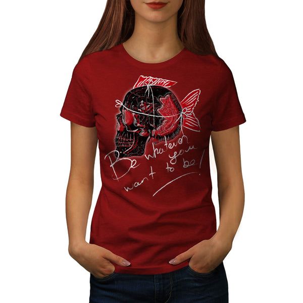Skull Blood Festival Womens T-Shirt