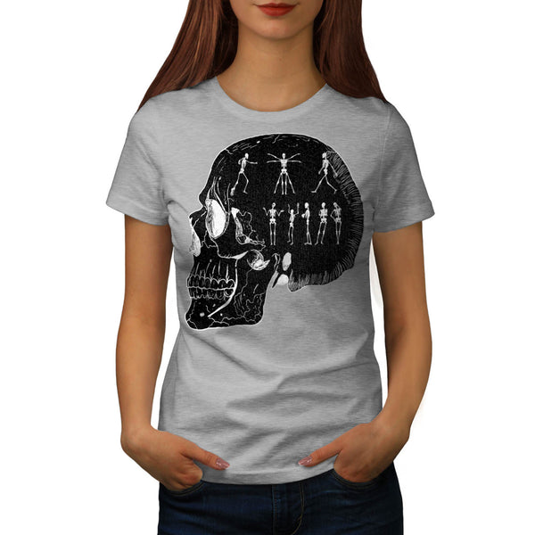 Skull Concert Art Womens T-Shirt