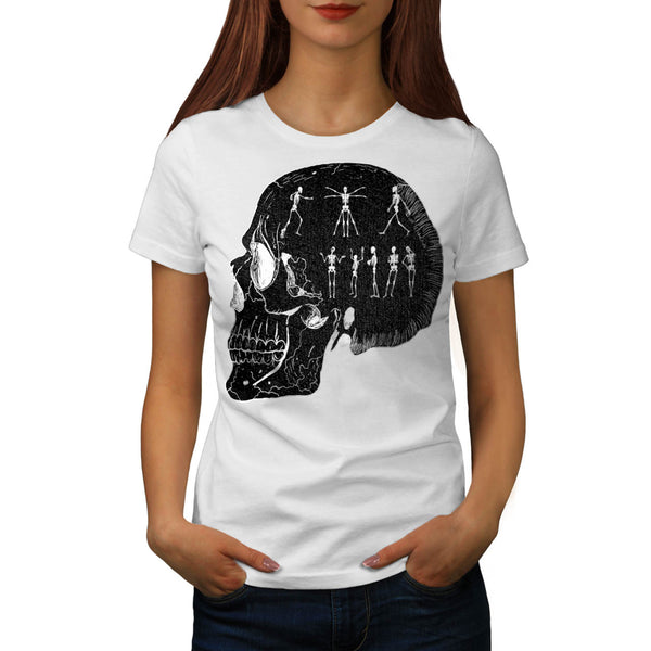 Skull Concert Art Womens T-Shirt