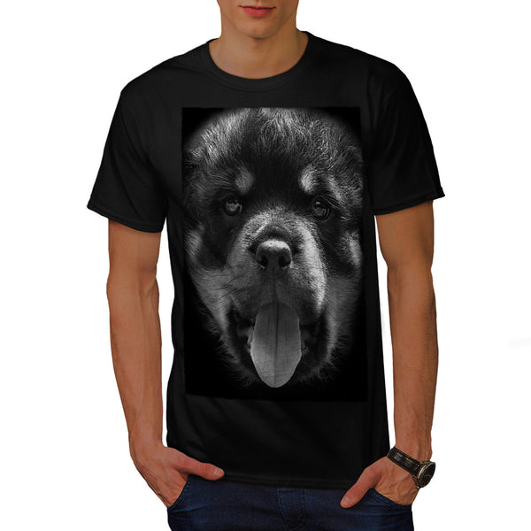 Cute Doggy Face Fun Mens T-Shirt