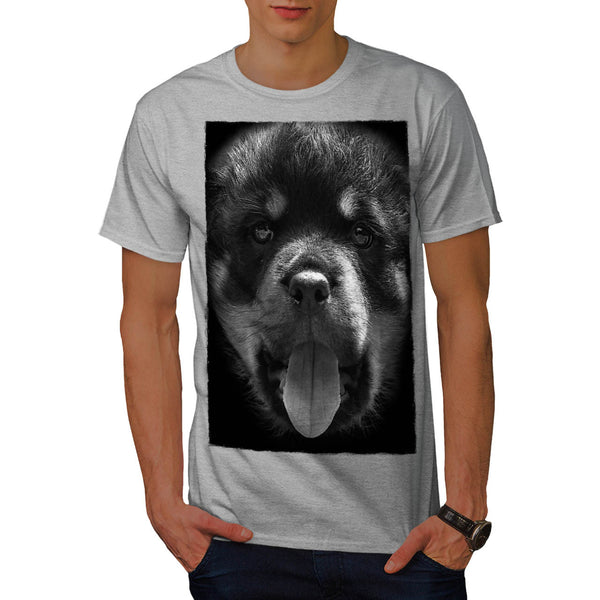 Cute Doggy Face Fun Mens T-Shirt