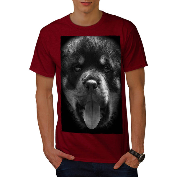 Cute Doggy Face Fun Mens T-Shirt