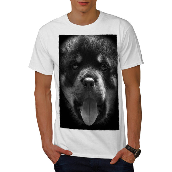 Cute Doggy Face Fun Mens T-Shirt