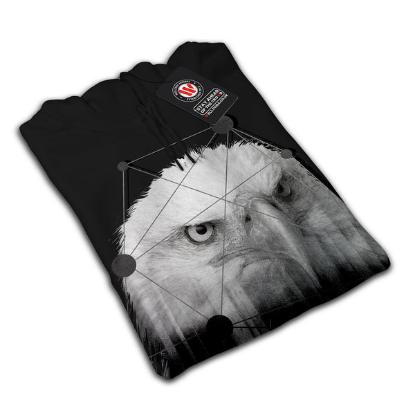 Triangle Eagle Head Mens Hoodie