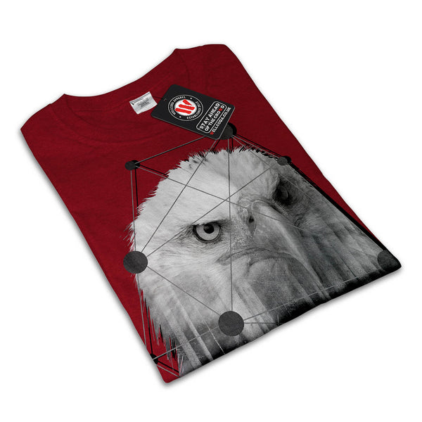 Triangle Eagle Head Womens T-Shirt