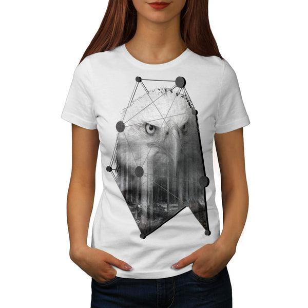 Triangle Eagle Head Womens T-Shirt