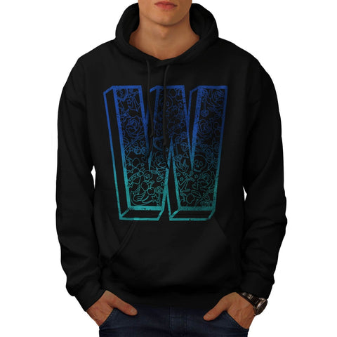 Apparel Big Letter W Mens Hoodie