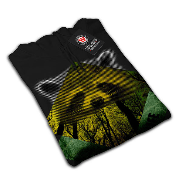 Raccoon Forest Life Mens Hoodie