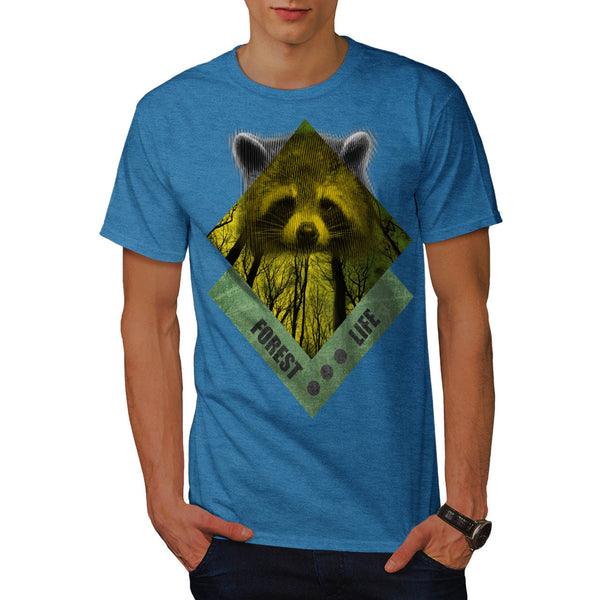 Raccoon Forest Life Mens T-Shirt