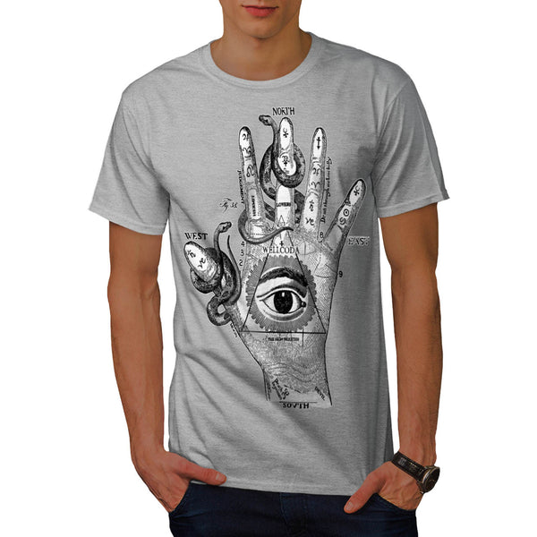 Illuminati Compass Mens T-Shirt