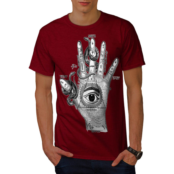 Illuminati Compass Mens T-Shirt