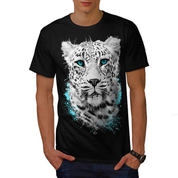 Blue-Eyed Leopard Mens T-Shirt