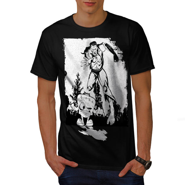 Frankenstein Chase Mens T-Shirt