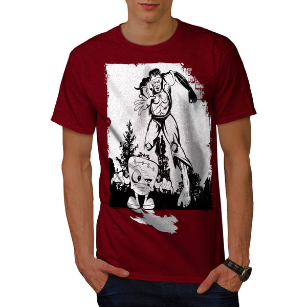 Frankenstein Chase Mens T-Shirt