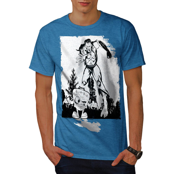 Frankenstein Chase Mens T-Shirt