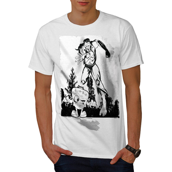 Frankenstein Chase Mens T-Shirt