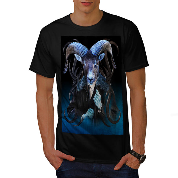 Goat Gentleman Style Mens T-Shirt