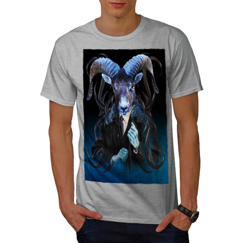 Goat Gentleman Style Mens T-Shirt