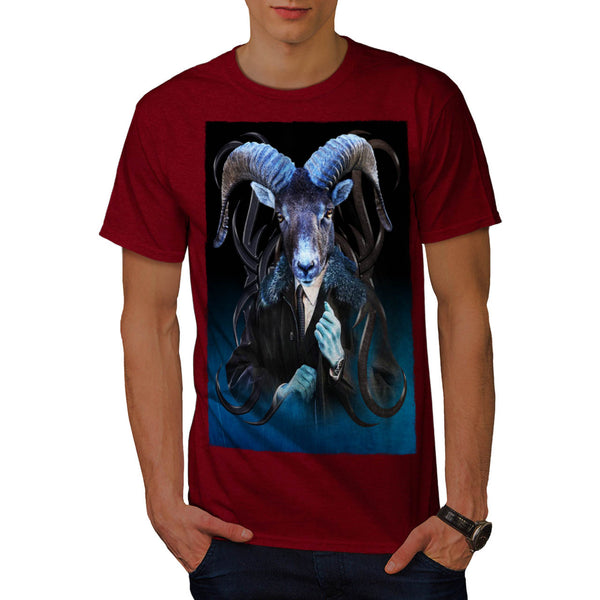 Goat Gentleman Style Mens T-Shirt