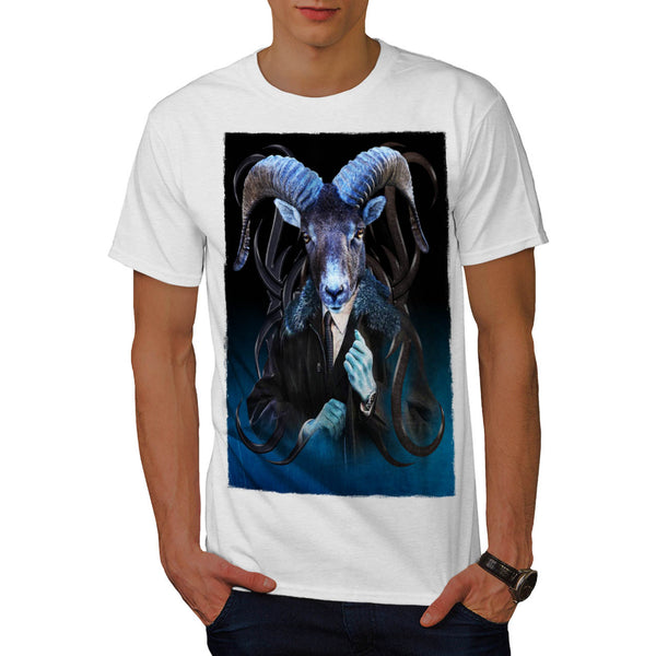 Goat Gentleman Style Mens T-Shirt