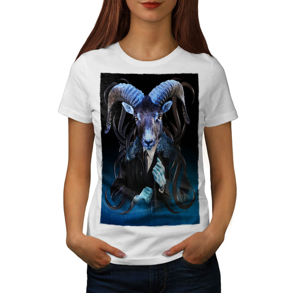 Goat Gentleman Style Womens T-Shirt