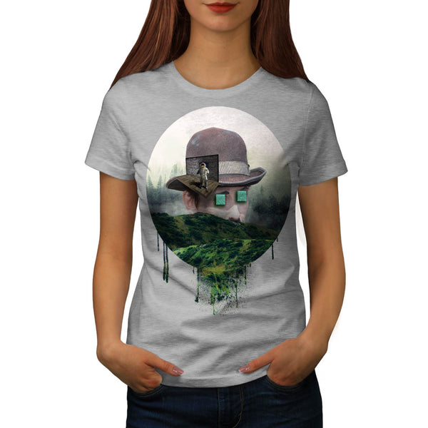 Human Surrealism Art Womens T-Shirt