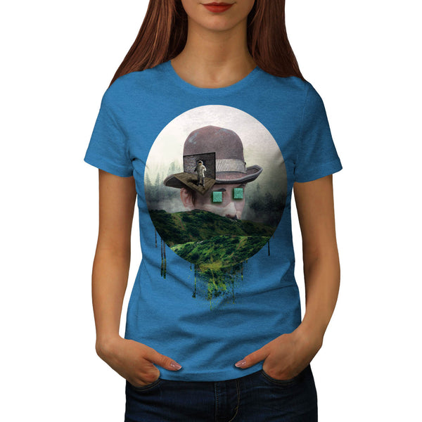 Human Surrealism Art Womens T-Shirt