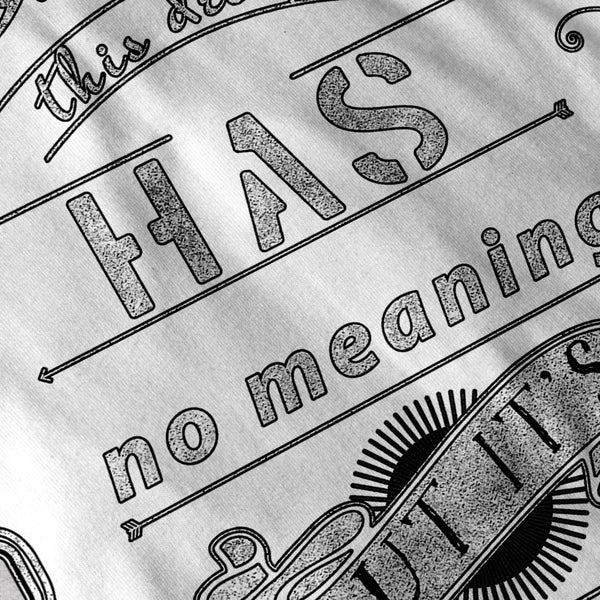 Label Meaning Fun Mens T-Shirt