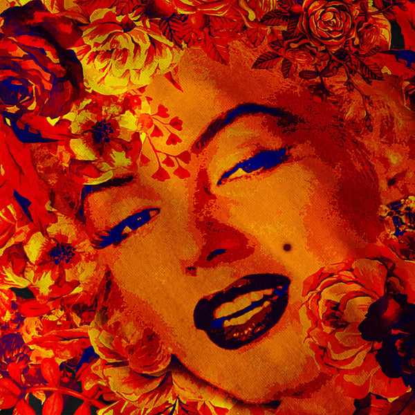 Divine Marilyn Bloom Womens Hoodie