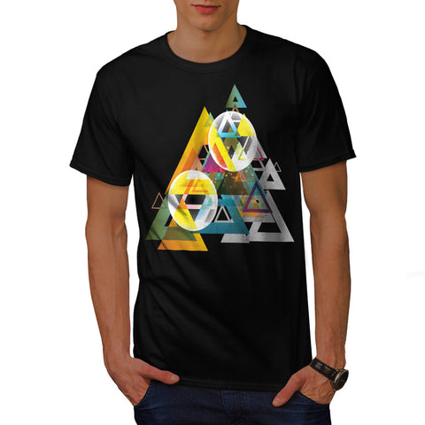 Triangle Sun System Mens T-Shirt