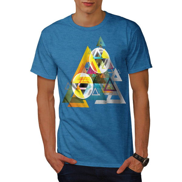 Triangle Sun System Mens T-Shirt
